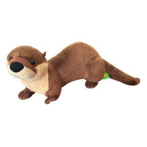 Wild Republic Plush Otter Stuffed Animal Soft Cuddly Nature 2013 Collectible